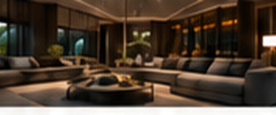 Luxury residential living area