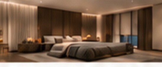Luxury bedroom interior