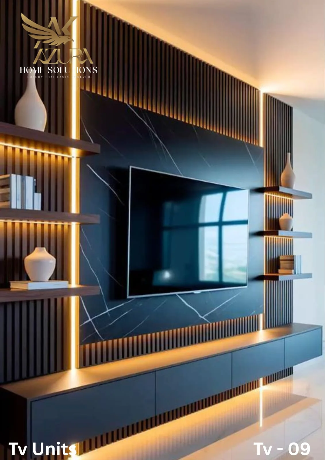 Custom TV Unit 02 by AK Azura Home Solutions